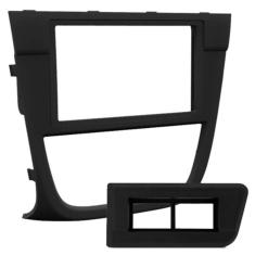 Moldura painel 2 din dvd gol saveiro voyage g5 2009 à 2012 e