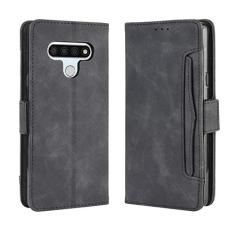 Capa com compartimento para cartão para LG Stylo 6, capa flip de couro para LG Stylo 6, capa magnética retrô para celular, capa carteira de telefone com compartimentos para cartões