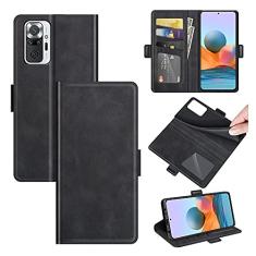 Capa para Xiaomi Redmi Note 10 Pro, carteira de couro PU premium estilo livro ímã capa flip dobrável suporte capa com compartimentos para cartão para Xiaomi Redmi Note 10 Pro Max capa de telefone