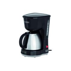 Cafeteira Elétrica CM15-B2 Jarra Inox 18 cafés Black Decker 220v 600w,