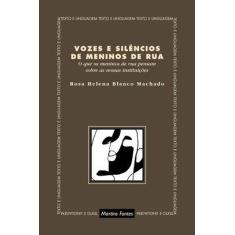 Livro - Vozes e silêncios de meninos de rua