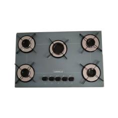 Fogão Cooktop 5 Bocas Chamalux Ultra  Chama Premium Bivolt, Prata, Biv