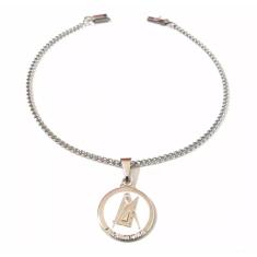 Pulseira Aço Inox Arquitetura Obra Detalhe Branco