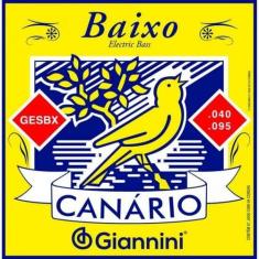 Encordoamento Para Contrabaixo 4 Cordas .040 Giannini GESBX