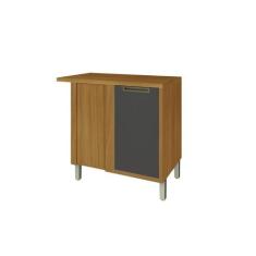 Balcão de Cozinha Modulado Canto reto Imperatriz 1 Porta c/ Tampo Frei