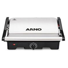 Grill Elétrico Hambúrguer Carne Legumes Arno Dual 1100W 110V