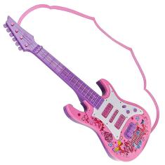 Guitarra Eletrica Infantil Musical Criança Som Luzes Violao Rock Star Show Brinquedo Divertido Festa