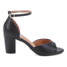 Sandália Feminina Vizzano Salto Blocado Pelica Preto 34