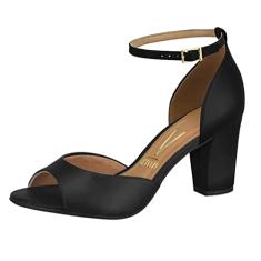 Sandalia Vizzano Salto Grosso 6262.406 Preto Napa