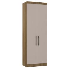 Módulo Guarda Roupa Eucamoveis Paris 2 Portas Avela/cinammon