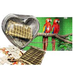 Presente de Páscoa Chocolates Diet para Idosos + 1 Quebra-cabeça Pássaros de 60 peças