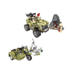 Blocos de construção de quebra-cabeças  com LEGO