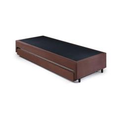 Base Box com Cama Auxiliar Solterio King 96x203x28 Cm Marrom