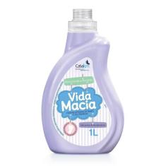 Amaciante Vida Macia  Glicerina E Amêndoas 1 Litro -Casa Km, Lavanda e