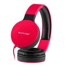 Headphone Dobravel New Fun Vermelho Ph270 - Multilaser
