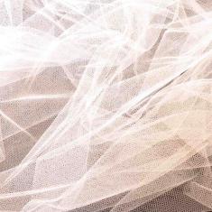 6 Metros Tecido Tule 100% Poliéster 1,20 Mt Largura Branco - tecidosmo
