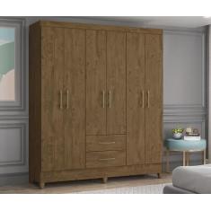 Guarda Roupa Roupeiro Moval Solteiro Panamá Castanho