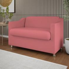 Namoradeira Elegante 2 Lugares Sala de Estar  Balaqui Decor, Rosa