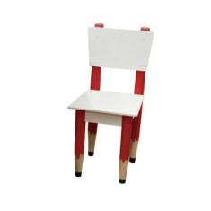 Cadeira Infantil Formato Lápis de Escrever com Borracha - B3 Moveis, V