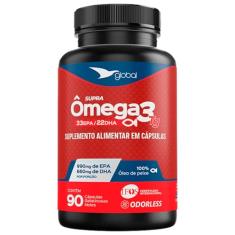 Supra Ômega 33 EPA 22 DHA Global Suplementos 90 Cápsulas