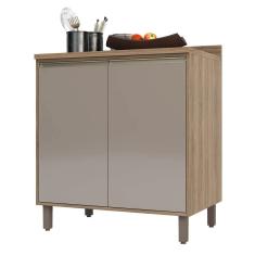 Balcão Cozinha 80 Cm 2 Portas Graff Mel Luciane Móveis