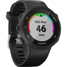 Smartwatch gps Garmin Forerunner 45 42mm Preto Monitor Cardiaco