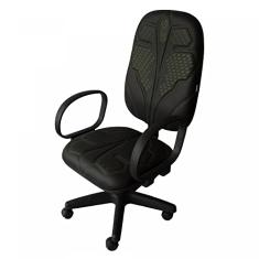 Cadeira Gamer Braço Corsa Lotus Ecoflex Costura Verde