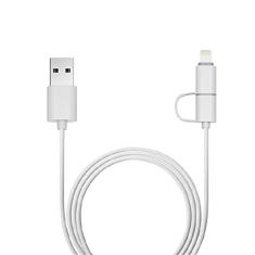 Cabo de Iphone Plus Cable USB-UL3000WH Branco - USB para Lightning 1 Metro Taxa de Transferência de até 480Mbps Compatível com Iphone 5/5s/5c, 6/6Plus/6s, 7/7Plus, iPad, iPod