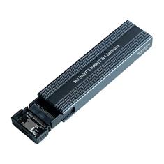 SOONHUA Ferramenta Adaptador de Gabinete SSD SATA M.2 NGFF/NVMe - Caixa de Estado Sólido Externo Livre para 2280/2260/ 2242/2230 M. 2 SSD 2TB Max
