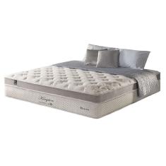 Colchão Queen Kingston Molas Ensacadas Látex Visco Gel 158x198x42cm