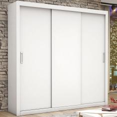 Guarda-roupa Bahia Sem Espelho Branco Carioca Móveis Branco