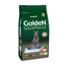 PremieR Pet Golden Seleção Natural Ração Seca para Cães Adultos Porte Médio e Grande Sabor Frango com Batata Doce 12kg