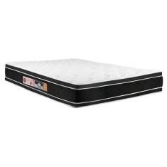 Colchão Casal Castor Black e White Air Double Face D33 138x188x27 Pret