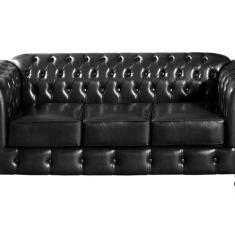 Sofá Chesterfield Luís Xv 3 Lugares Retrô Decoração - BELLA DECOR