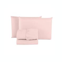 Jogo de Cama Casal Padrão 100% Algodão PERCAL 200 FIOS 03 Peças Tecido