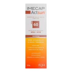 Imecap Actsun Protetor Solar Facial FPS60 Pele Clara 50g  - IMECAP HAI