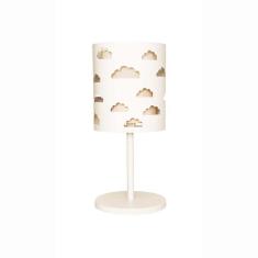 Abajur Infantil Nuvens Duplo Base Br 20x41 Cru-branco