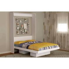 Cama Dobrável Articulada MultifuncionalCM8016 Branco - Tecno Mobili