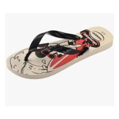 Chinelo Havaianas Top Disney - Bege Palha - Tam 23/24-Unissex