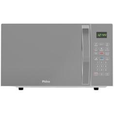 Micro-ondas 33L Philco Pintura Limpa Fácil PMO38S, Prata, 110V