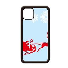 Capa de Natal com estampa de flocos de neve para iPhone 12 Pro Max para Apple Mini Mobile Case