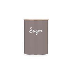Pote Redondo Para Açúcar Canister, 11,3X15,3CM, Warm Gray, Haus Concept