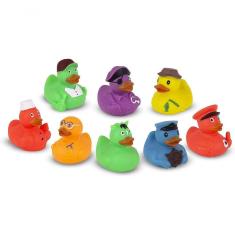 Brinquedos De Banho Para Bebê 6 Patinhos De Vinil