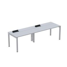 Mesa Plataforma para Coworking para 2 Pessoas 160x792 Psc160 Cinza