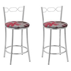 Kit 2 Banquetas Cromadas Bc51-c - E511 - TRE PARONI