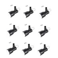 Kit 9 Spot Trilho Perfilado Eletro calha Par20 Bulbo OL4 - Hiperlight