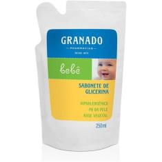 Sabonete liquido infantil granado bebe tradicional refil 250ml, 1, 250