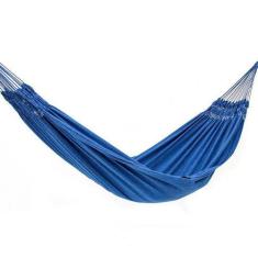 Rede de Dormir Jeans Life Azul com Preto - Basic - REDESDEDORMIR.COM, 