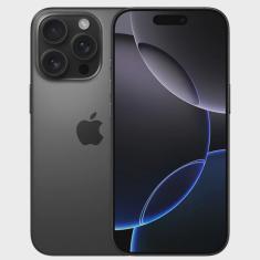 IPhone 16 Pro Apple (256GB) Titânio Preto, Tela de 6,3, 5G e Câmera de 48MP