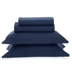 Jogo De Cama Queen Vida Bela 200 Fios Liso Kacyumara